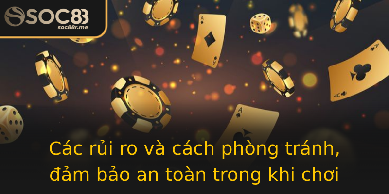 Các rủi ro và cách phòng tránh, đảm bảo an toàn trong khi chơi Các rủi ro và cách phòng tránh, đảm bảo an toàn trong khi chơi